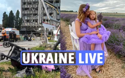 A Happy, Spirited Four-Year-Old Beams Proudly as She Pushes Her Own Pram in a Video Recorded by Her Mother to Chronicle Their Day Out Together in Central Ukraine (New Second Posting) – Щаслива, енергійна чотирирічна дитина гордо сяє, коли вона штовхає власну коляску на відео, записаному її матір’ю, щоб записати їхній спільний день у Центральній Україні (Нова друга публікація)