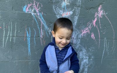 Behold the Little Boy with the Blue Chalk in His Hand with His Unpretentious Semi-Dirty Face – A Musing on Art