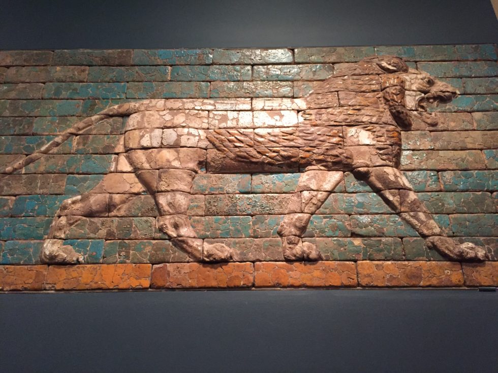 Panel With Striding Lion Ca Bce Babylon Reign Of Nebuchadnezzar Ii We Today May
