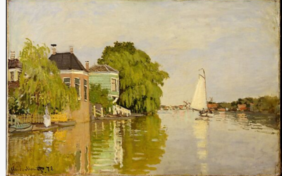 Postcard story – Houses On The Achterzaan – Claude Monet – 1871 – the Metropolitan Museum of Art