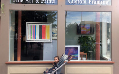 An Art Musing – Fine Art & Custom Framing & A Little Boy Posed Between